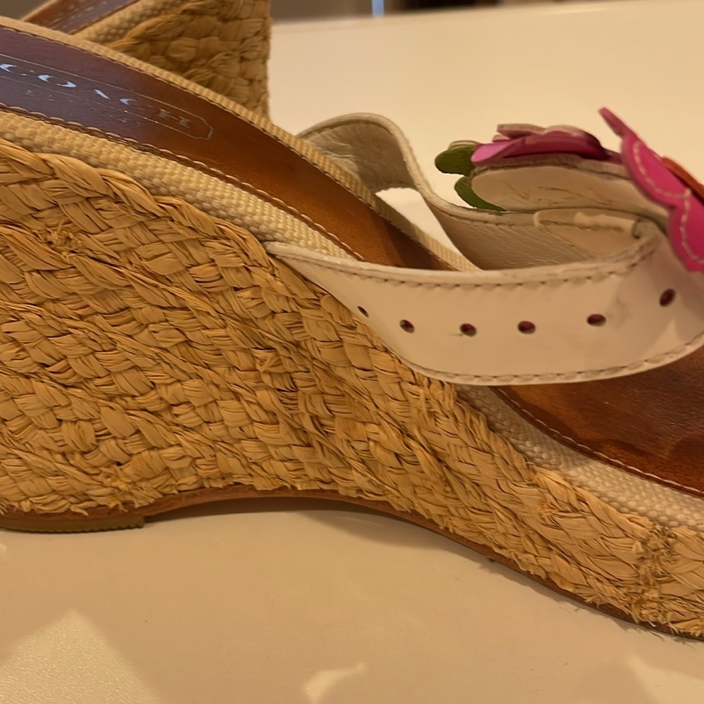 Coach Jesica Floral Wedge Sandal size 9 - Picture 10 of 13